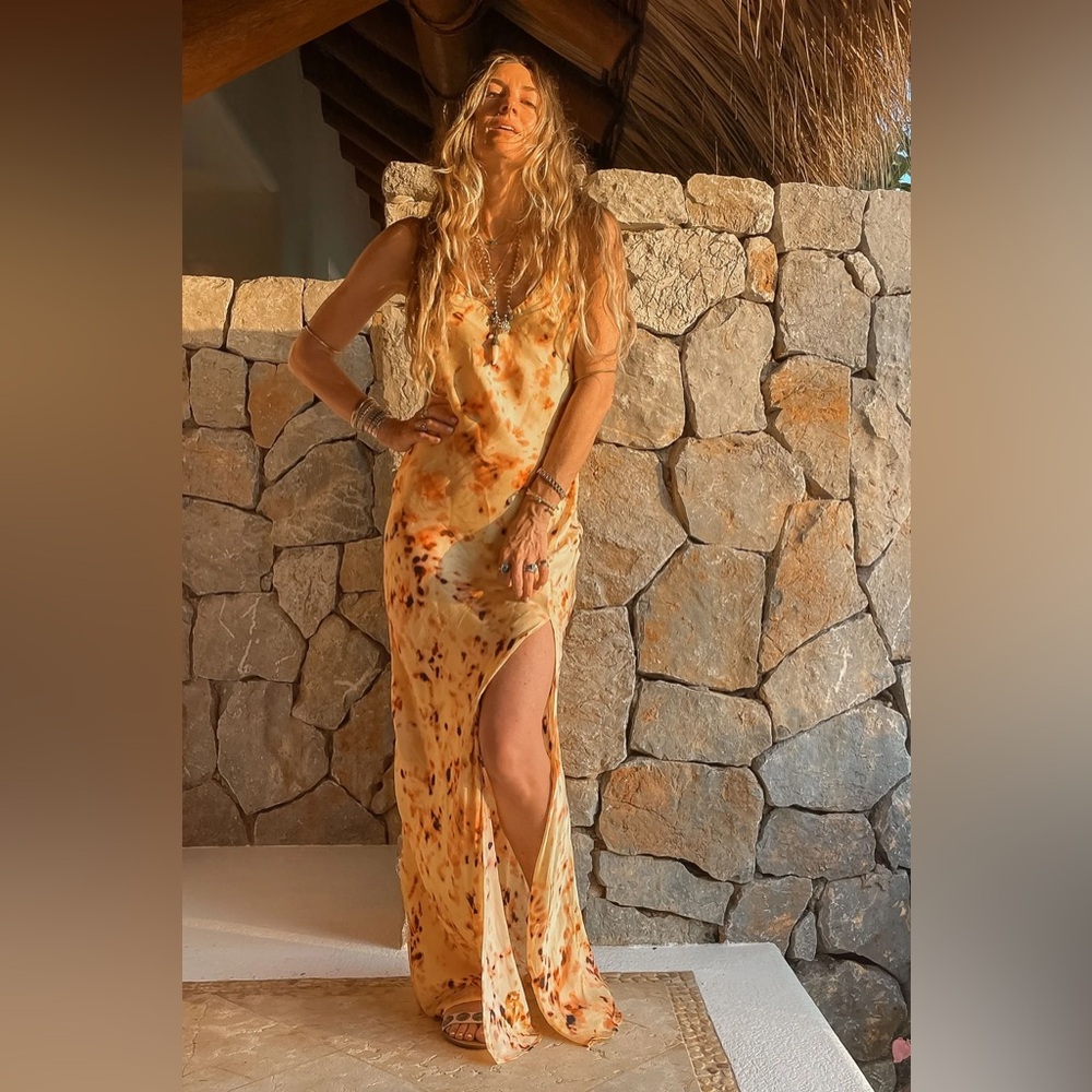 Jen's Pirate Booty Petal Dye Skinny Dip Maxi Slip